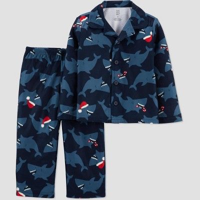Toddler Boys' Shark Coat Pajama Set - Just One You® made by carter's Navy | Target