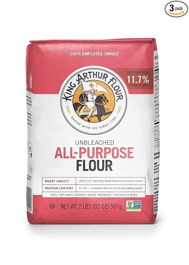 KING ARTHUR FLOUR - ALL PURPOSE FLOUR 2 LB / 3 PACK | Amazon (US)