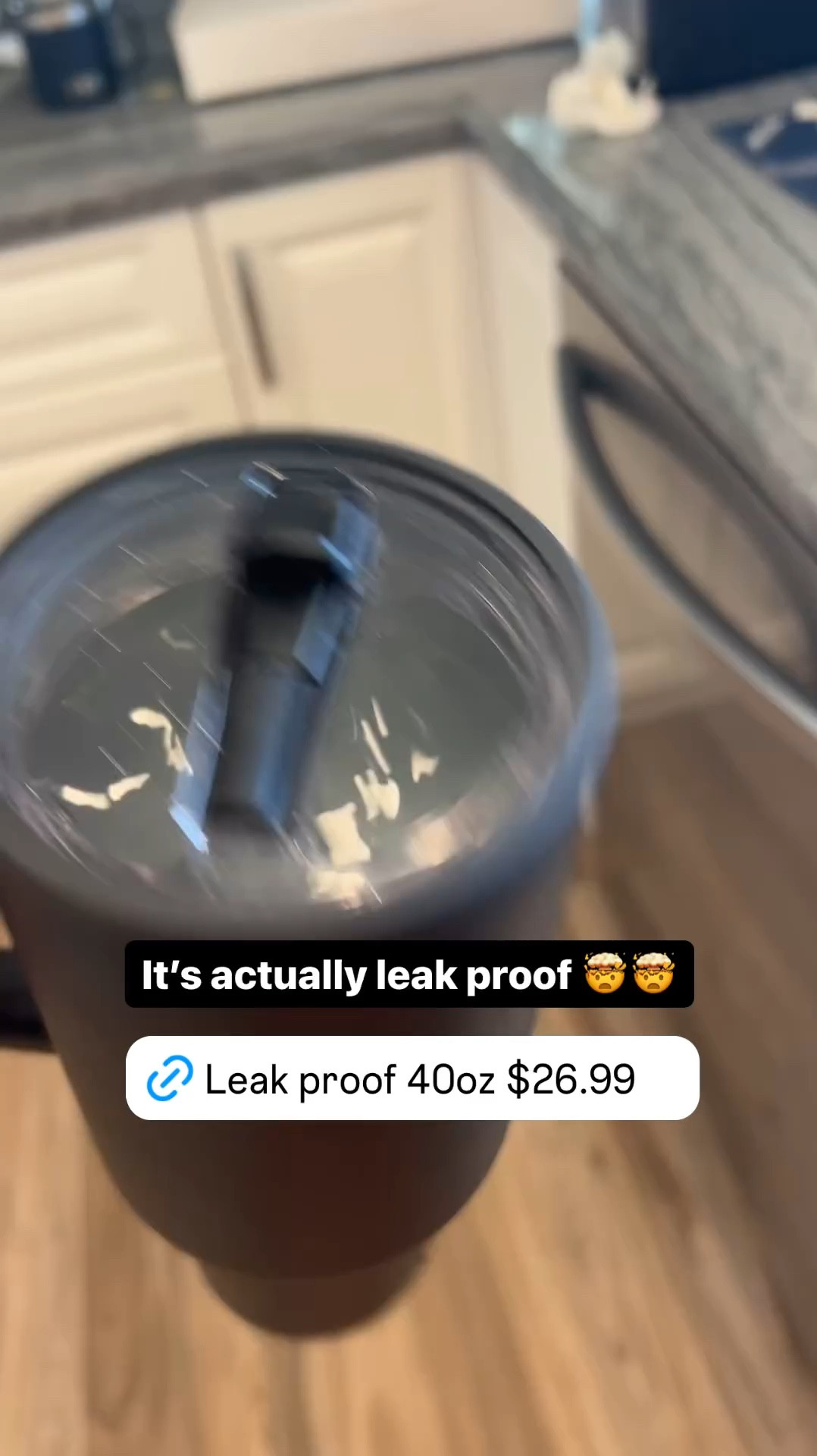 It’s actually leak proof Amazon water bottle 