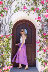 Cartagena Wrap Skirt - Lilac Dupioni | Julia Amory