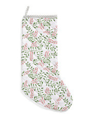 21in Cozy Vines Stocking | Garlands & Trimmings | Marshalls | Marshalls