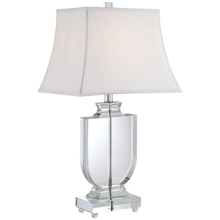 Tilde Clear Crystal Urn Table Lamp by Vienna Full Spectrum - #7Y258 | Lamps Plus | Lamps Plus