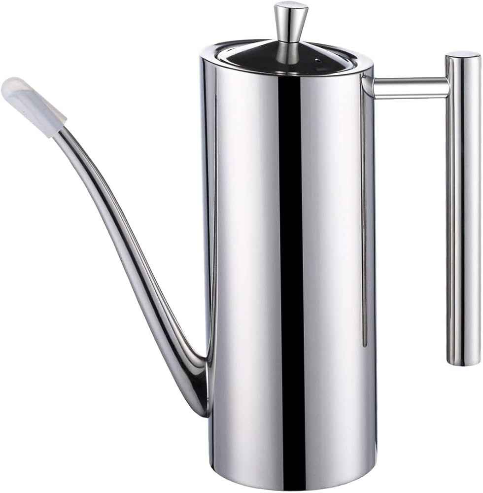 Sumerflos Olive Oil Dispenser Bottle Stainless Steel, 700ml/24oz Drip-Free Pouring Oil Pot, Large... | Amazon (US)