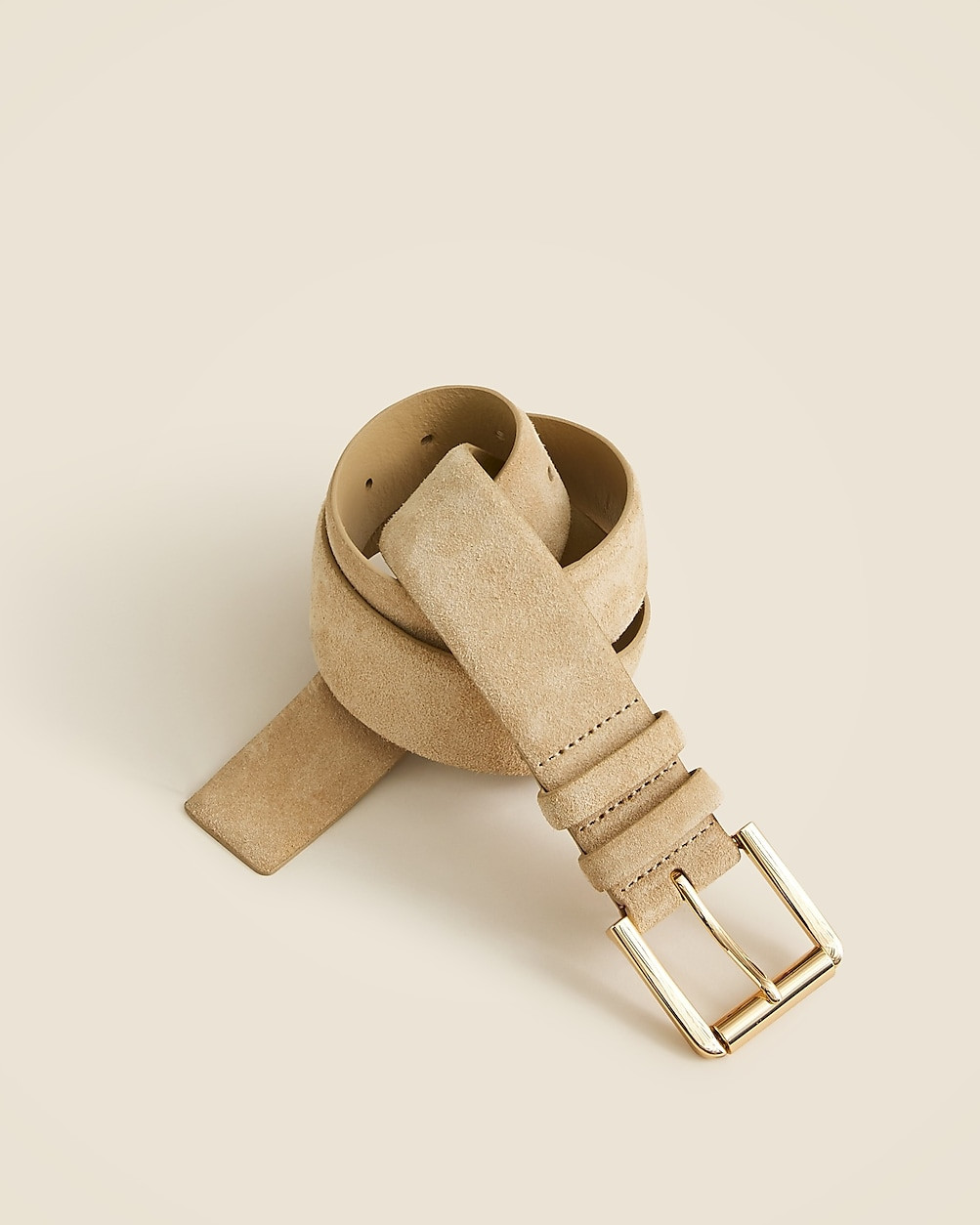 Suede roller-buckle belt | J. Crew US