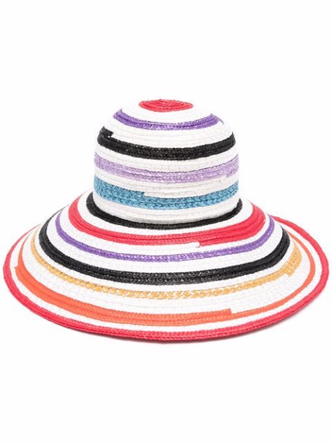 striped wide-brim hat | Farfetch (US)