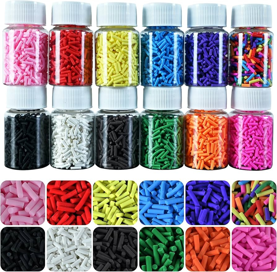 LIKETURE Fake Sprinkles 180g Non-edible Polymer Clay Sprinkles Faux Sprinkle Plastic Sprinkles fo... | Amazon (US)