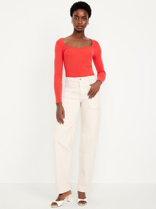 High-Waisted OG Loose Utility Jeans | Old Navy (US)
