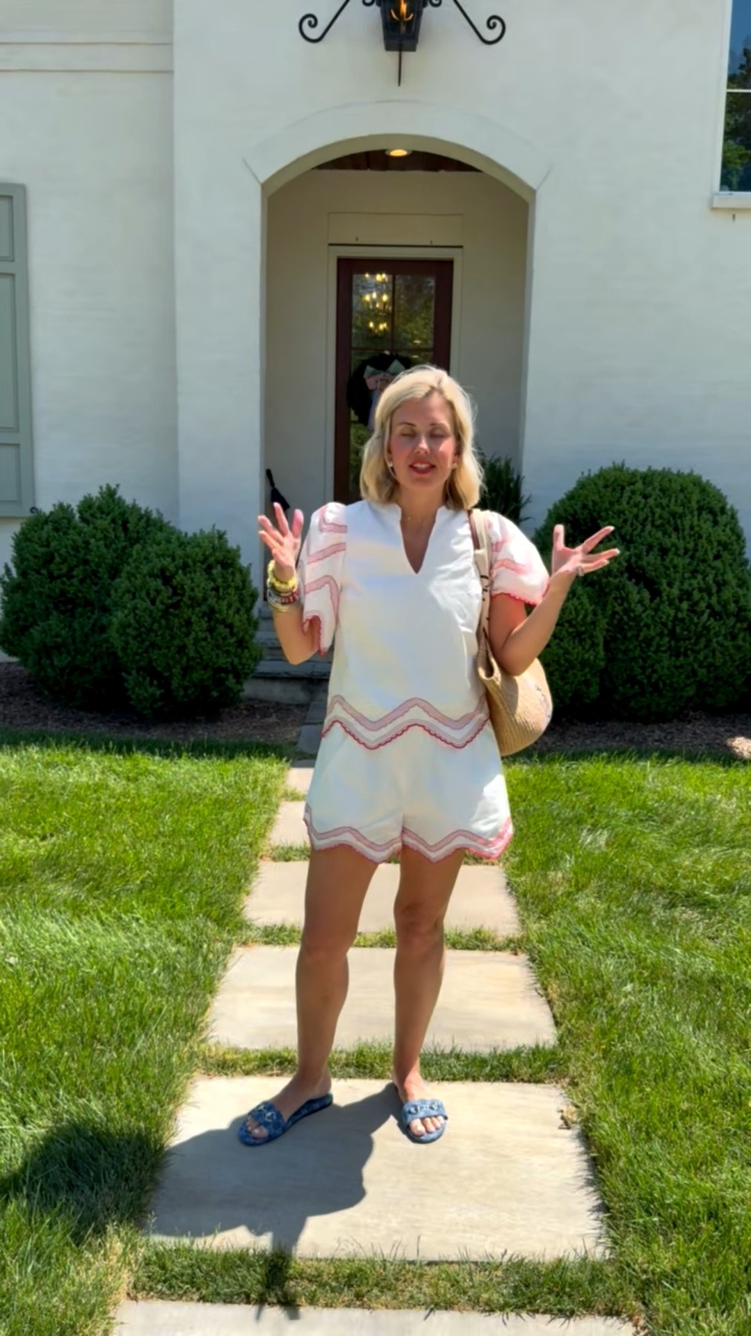 Have you ever seen a cuter set? I have this in the navy & the pink dress and I’m obsessed.
Top - xs
Shorts - small
Sandal- 38.5 (1/2 size up) 

*use Catherine20 at A+B

#LTKdayinmylife #LTKootd #LTKmomlife