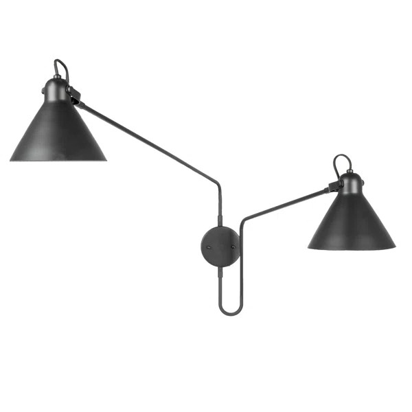 Ikisha Metal Articulating Wall Sconce with 2 Lights | Wayfair North America