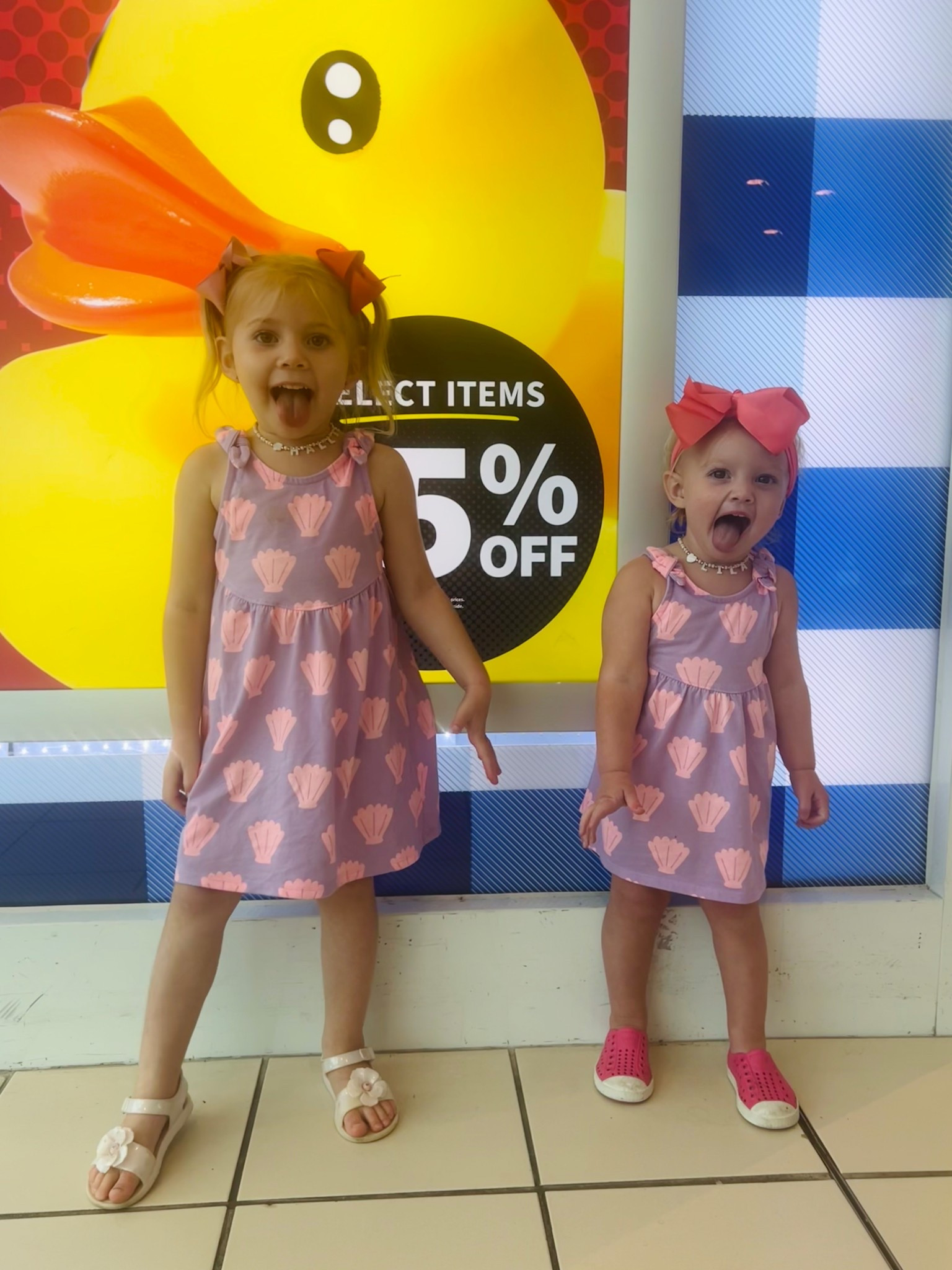Love the vibrant colors on their seashell dresses 🩷 💜
baby girl dress/ toddler girl dress/ baby girl beach/ toddler girl beach/ little girl summer dress/ walmart toddler fashion/ ootd

#LTKKids #LTKSeasonal #LTKBaby