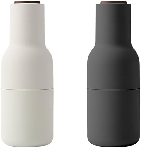 MENU 4418369 Bottle Grinder Set With With Walnut Lid, One Size, Carbon/Ash | Amazon (US)