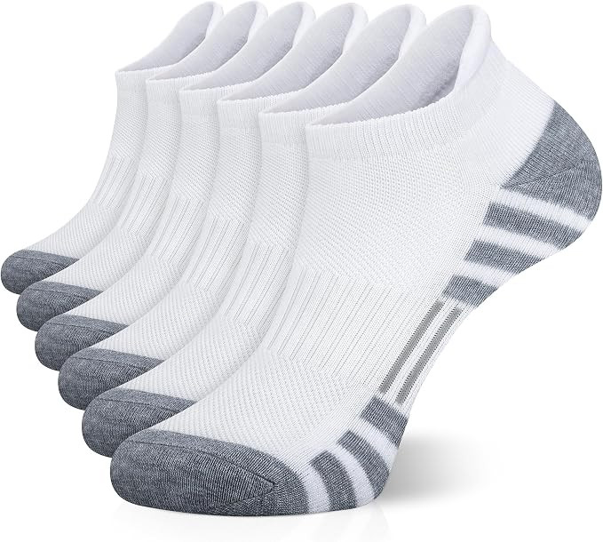 Airacker Ankle Athletic Running Socks Cushioned Breathable Low Cut Sports Tab Socks for Men and W... | Amazon (US)