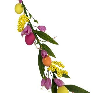 6ft. Easter Egg & Tulips Garland by Ashland® | Michaels | Michaels Stores