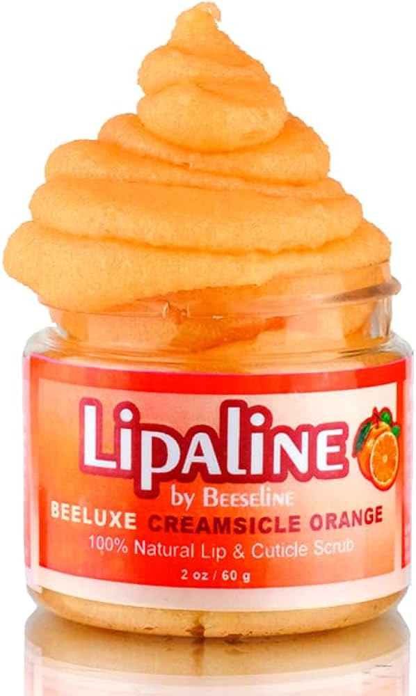 Lipalene HoneyLuxe - 100% Natural Lip & Cuticle Scrub (2 oz, Creamsicle Orange) | Amazon (US)