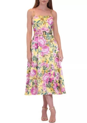 Julia Jordan WOMENS DRESSES, Yellow, 4 | Belk