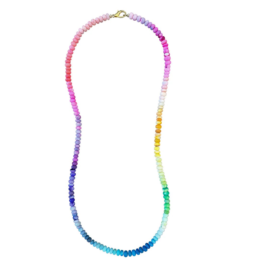 Rainbow Candy Necklace-36&quot; | Accessory Concierge