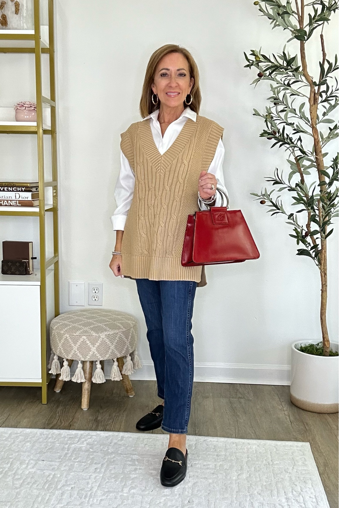 Ready for fall over here🍂! This oversized sweater vest will be perfect with jeans or leggings & boots when the weather cools off. I’m wearing a size 2 and it runs big. #sweatervest #petitestyle #falllook #showpo @showpo

#LTKFind #LTKunder100