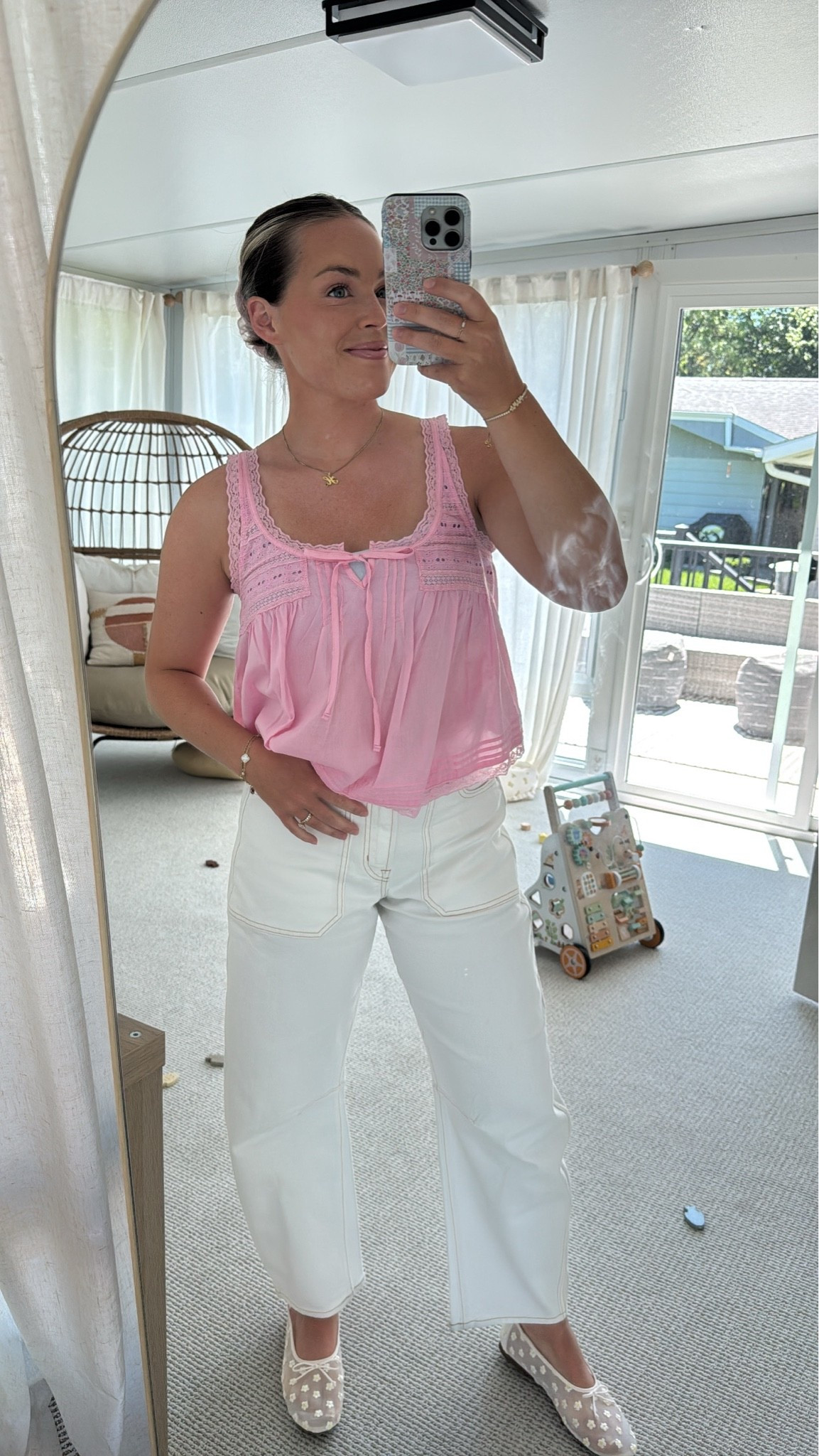 Wearing size small in tank , 6r in bottoms 💕

#LTKgrwm #LTKootd #LTKSaleAlert