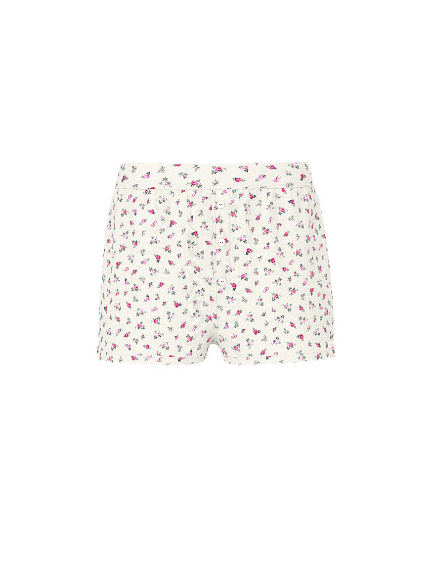 Buy Pointelle Boxer Shorts, Floral - Order Pajama Bottoms online - PINK US | Victoria's Secret (US / CA )