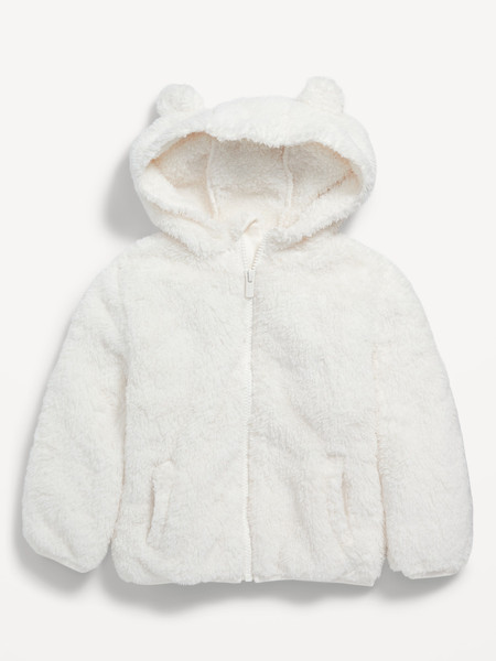 Unisex Sherpa Critter Zip-Front Hooded Jacket for Toddler | Old Navy (US)