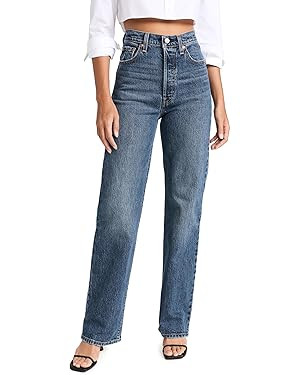 Levi's Women's Ribcage Full Length Jeans | Amazon (US)