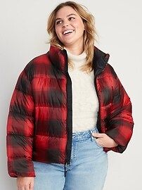 Water-Resistant Frost Free Short Puffer Jacket for Women | Old Navy (US)