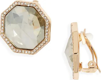 Crystal Stud Clip-On Earrings | Nordstrom