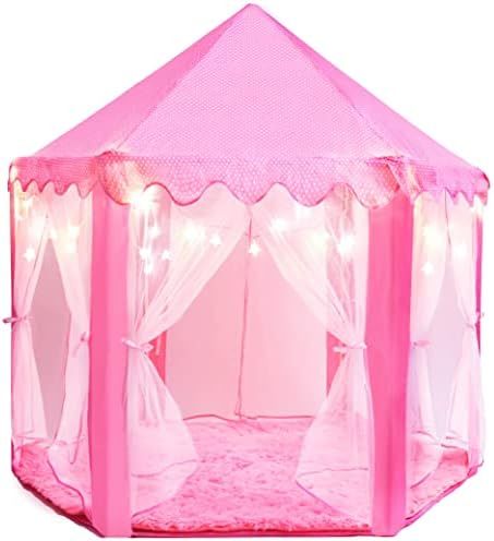 Princess Tent for Kids Tent - 55" X 53" with Led Star Lights | Princess Toys | Kids Toys for Girls | | Amazon (US)