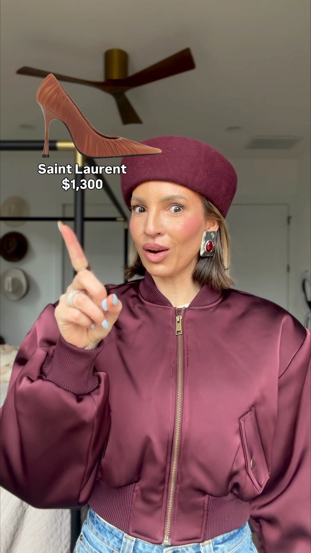 It’s that time again, designer versus non-designer🤭 these shoes look so so similar to the $1300 Saint Laurent ones *pat‘s self on back😜 run tts. Wearing a small in the jacket. Hat is from the Frankie shop.

#LTKHoliday #LTKWedding #LTKWorkwear