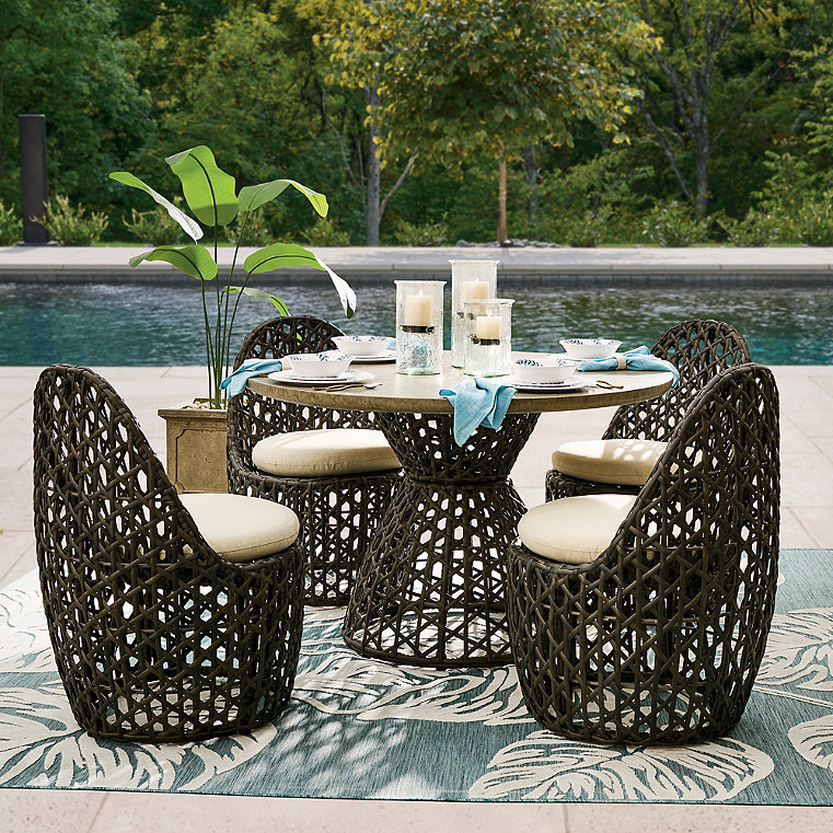 Mason Outdoor Outdoor Dining Table, 48" - Grandin Road | Grandin Road