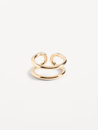 Gold-Toned Metal Double-Row Ring for Women | Old Navy (US)