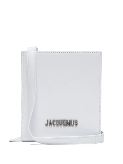 Jacquemus - Le Gadjo Xs Leather Cross Body Bag - Mens - White | Matches (US)