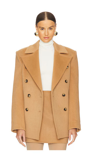 AKNVAS Agostino Jacket in Tan. - size M | Revolve Clothing (Global)