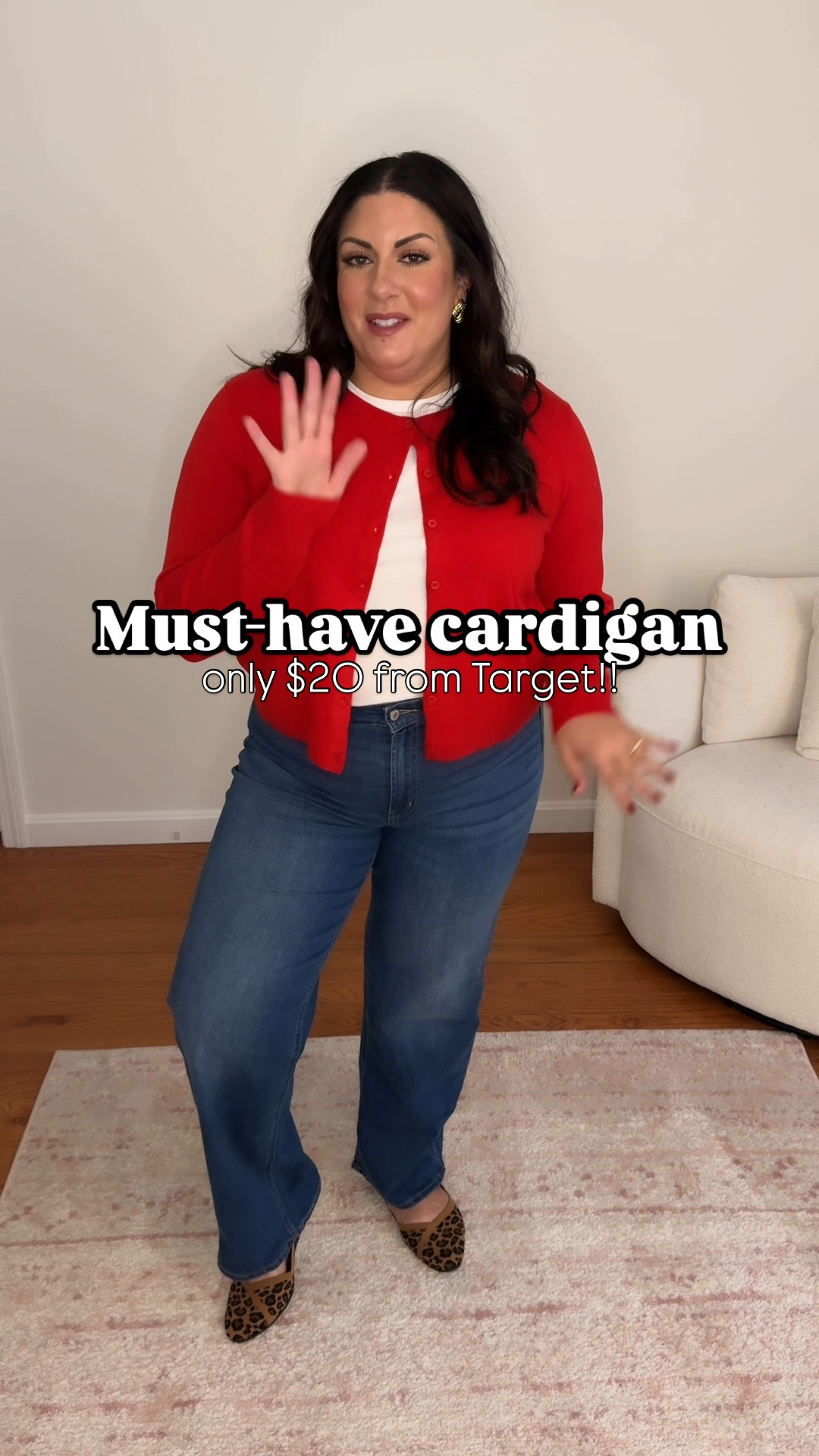 Wearing an XL in this cozy fall cardigan and a size 14 in the jeans 

#LTKFindsUnder50 #LTKStyleTip #LTKMidsize