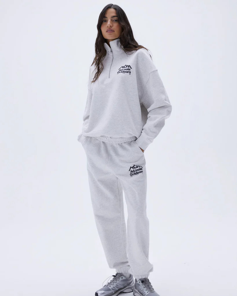 Discover Sweatpants - Light Grey Melange | Adanola UK