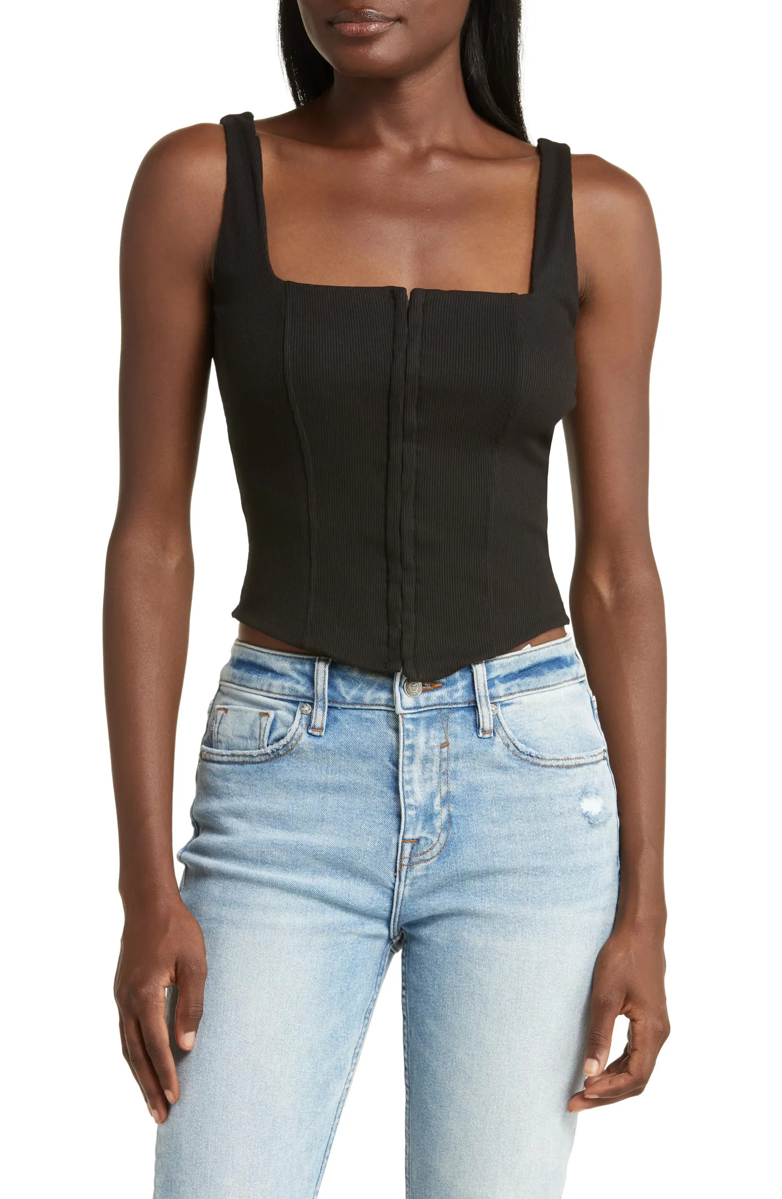 Rib Corset Top | Nordstrom