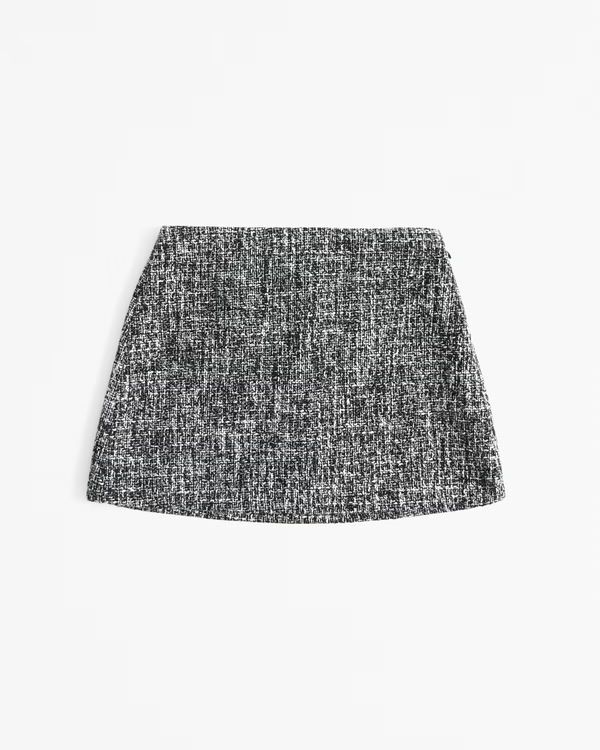 The A&F Scarlett Tweed Mini Skort | Abercrombie & Fitch (US)