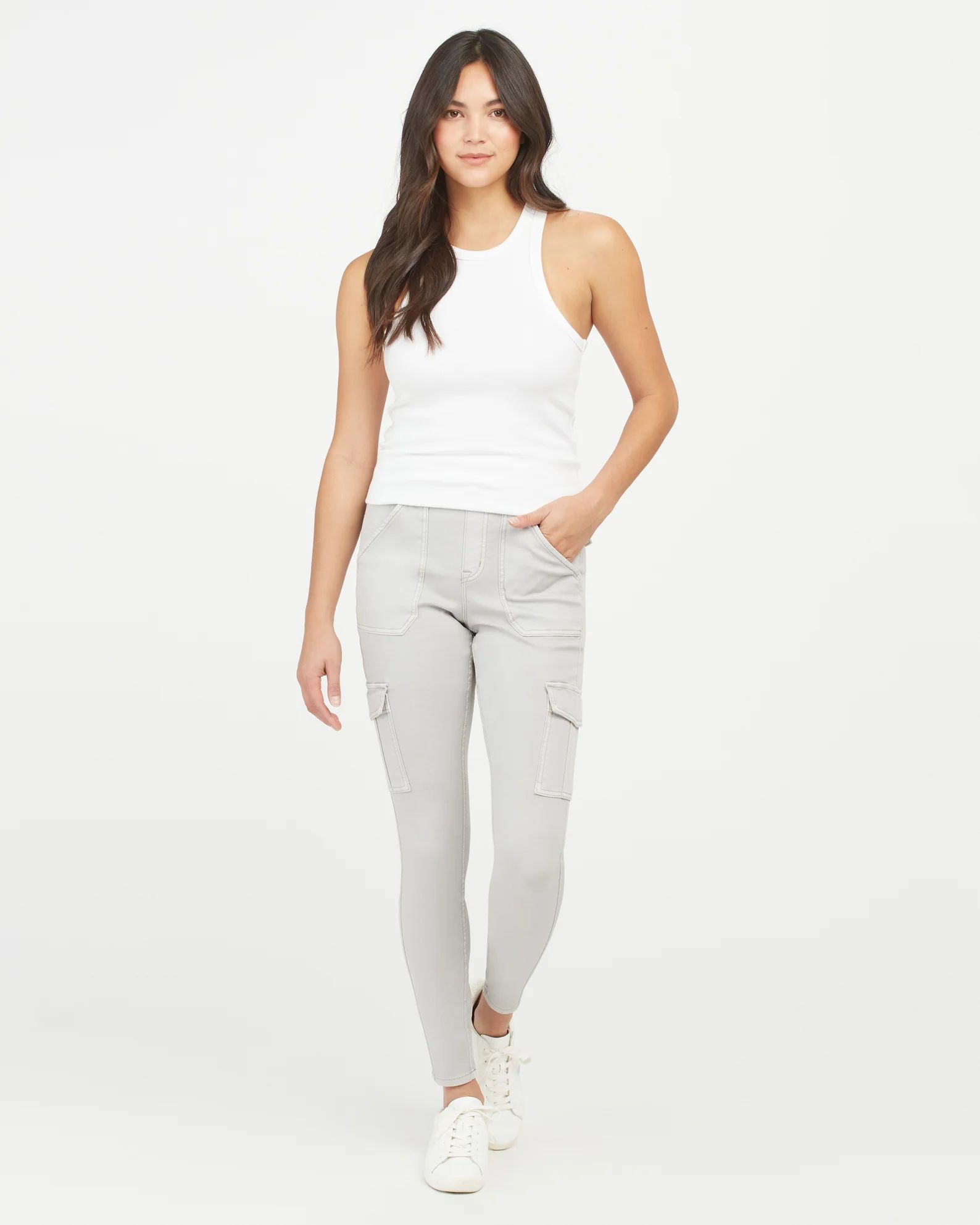 Stretch Twill Ankle Cargo Pant | Spanx