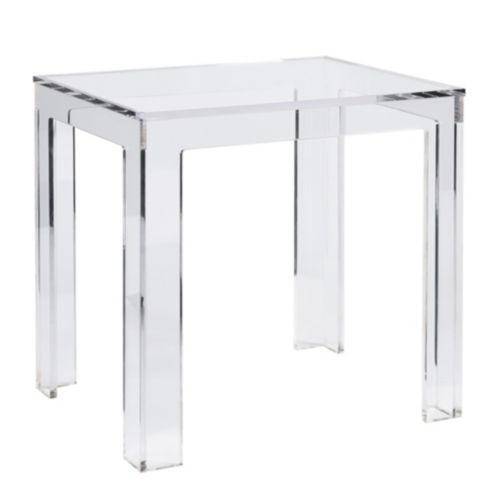 Felicity Acrylic Rectangular Side Table | Ballard Designs, Inc.