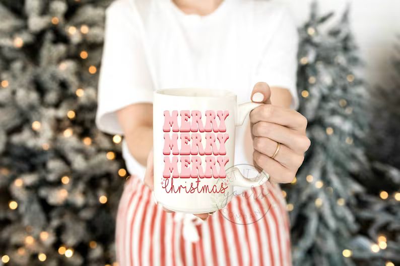 Christmas Mug Holiday Coffee Mug Christmas Gifts | Etsy | Etsy (US)
