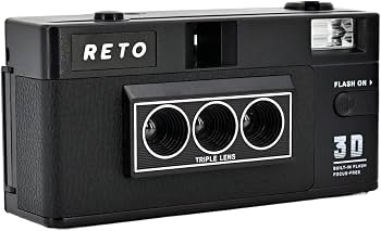 Reto Reto3D 35mm 3D Film Camera - Retro Lenticular 3D Effect Boomerang Camera | Amazon (US)