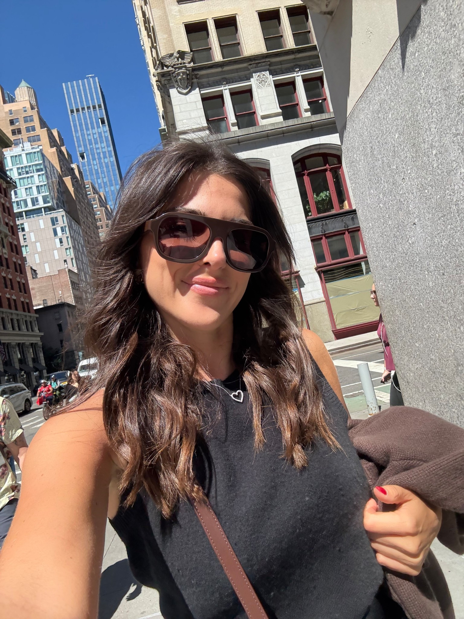 My favorite fall aviators in chocolate brown