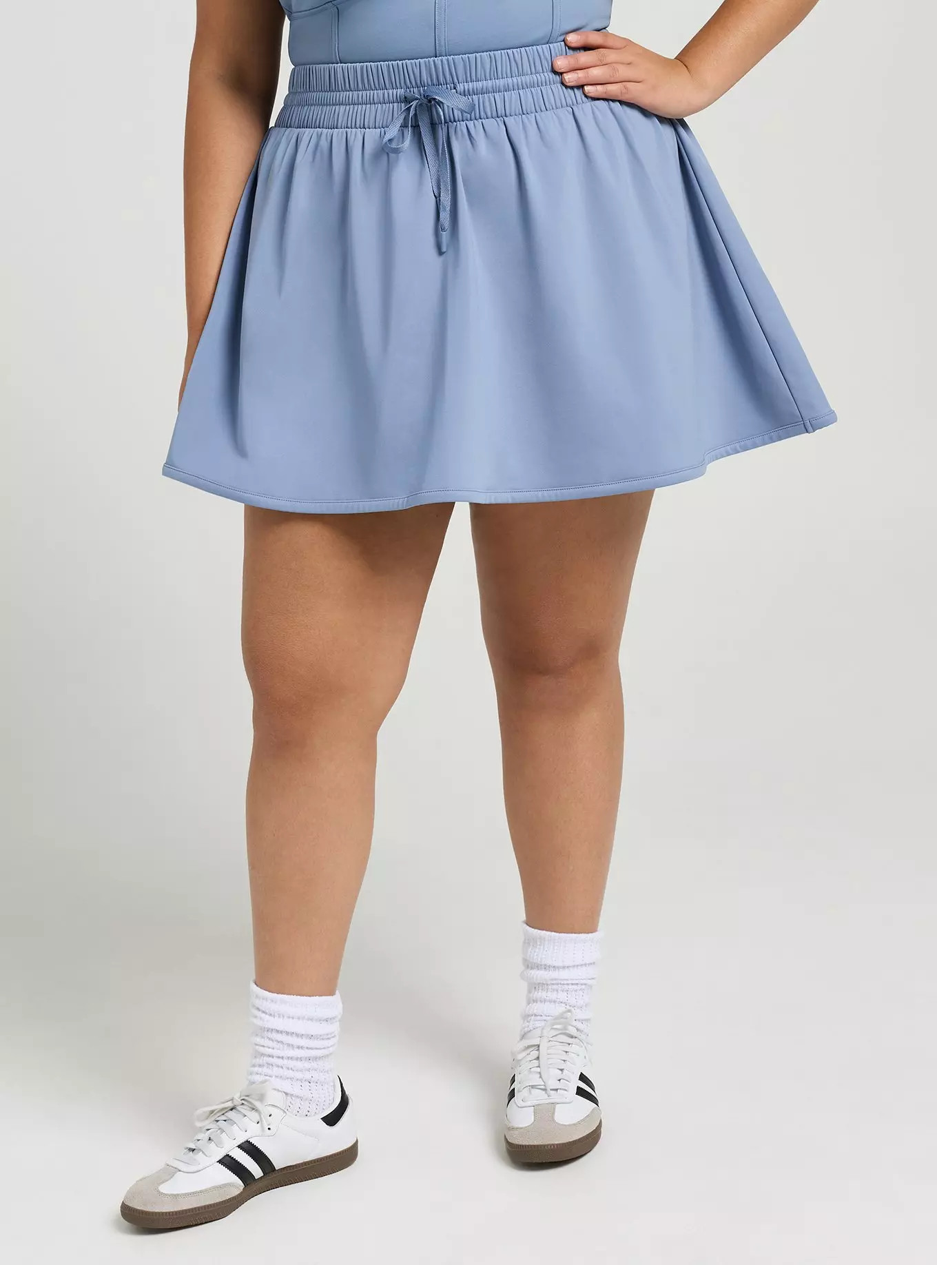 TRU Tech Fleece Active Skirt with Bike Short | Torrid (US & Canada)