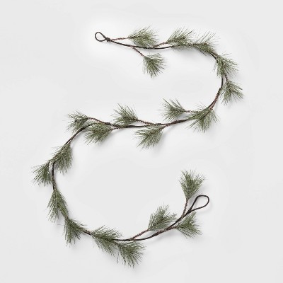 5ft Petite Flocked Wispy Artificial Garland - Wondershop™ | Target