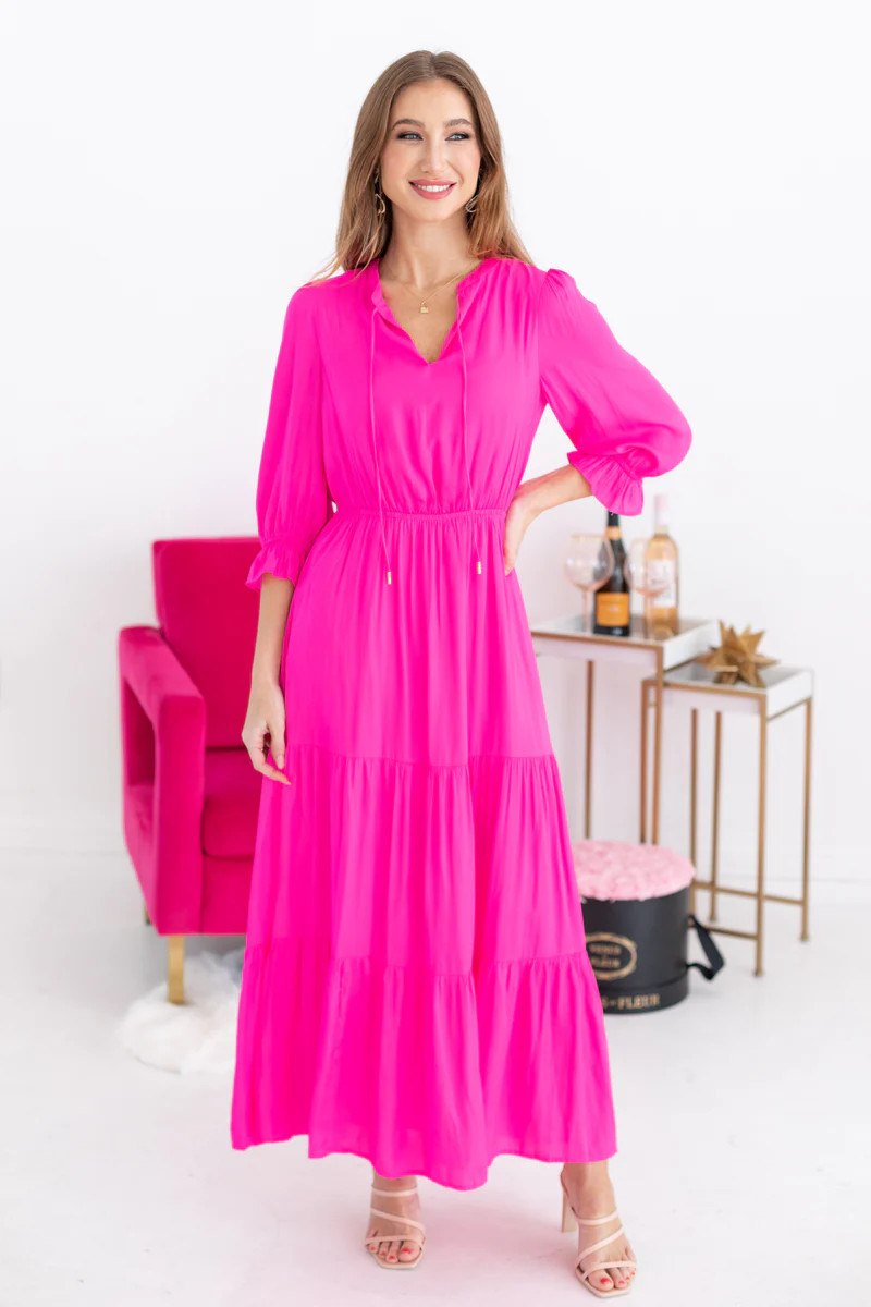 Taylor Dress- Pink | Avara