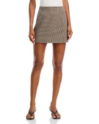 FRENCH CONNECTION Houndstooth Mini Skirt  | Bloomingdale's Women | Bloomingdale's (US)