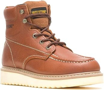 WOLVERINE Men's Moc Toe 6" Construction Boot | Amazon (US)