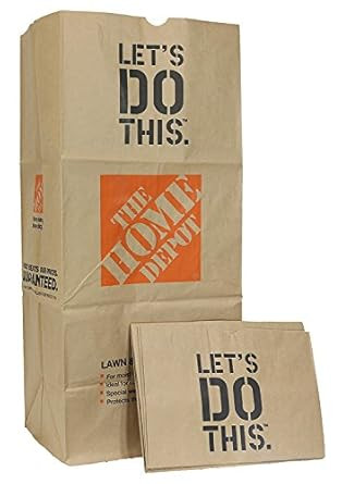 49022-25PK Heavy Duty Brown Paper Lawn and Refuse Bags for Home and Garden, 30 gal (Pack of 25) | Amazon (US)