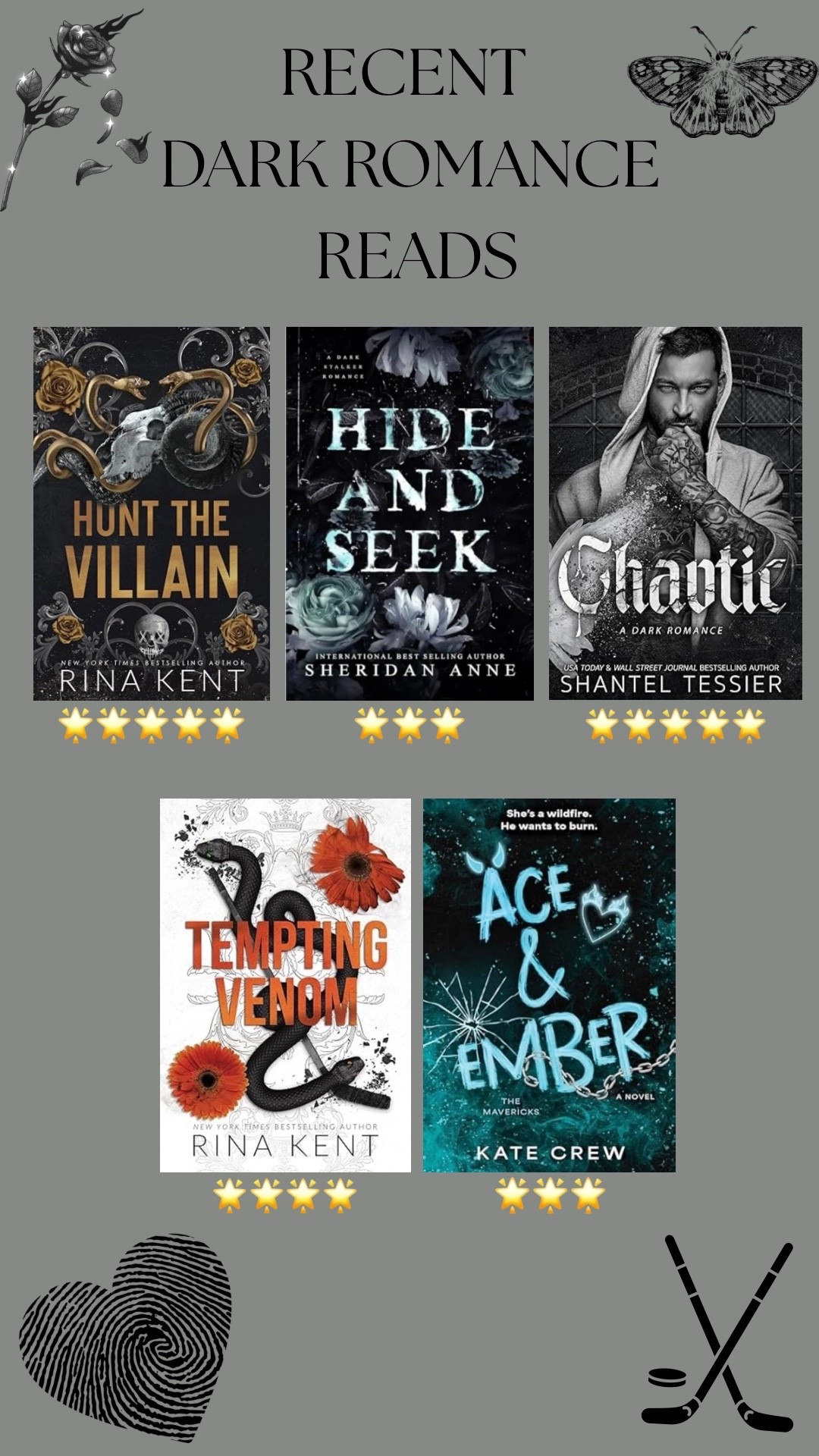 Recent Dark Romance reads! 🖤  
#darkromance #books #recommendations

#LTKselfcare #LTKstorytime #LTKdayinmylife