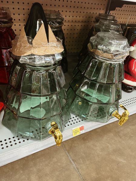 Saw these cute drink dispensers at Walmart! So cute for your holiday parties. They are glass, not plastic!

#LTKfindsunder50 #LTKhome #LTKHoliday